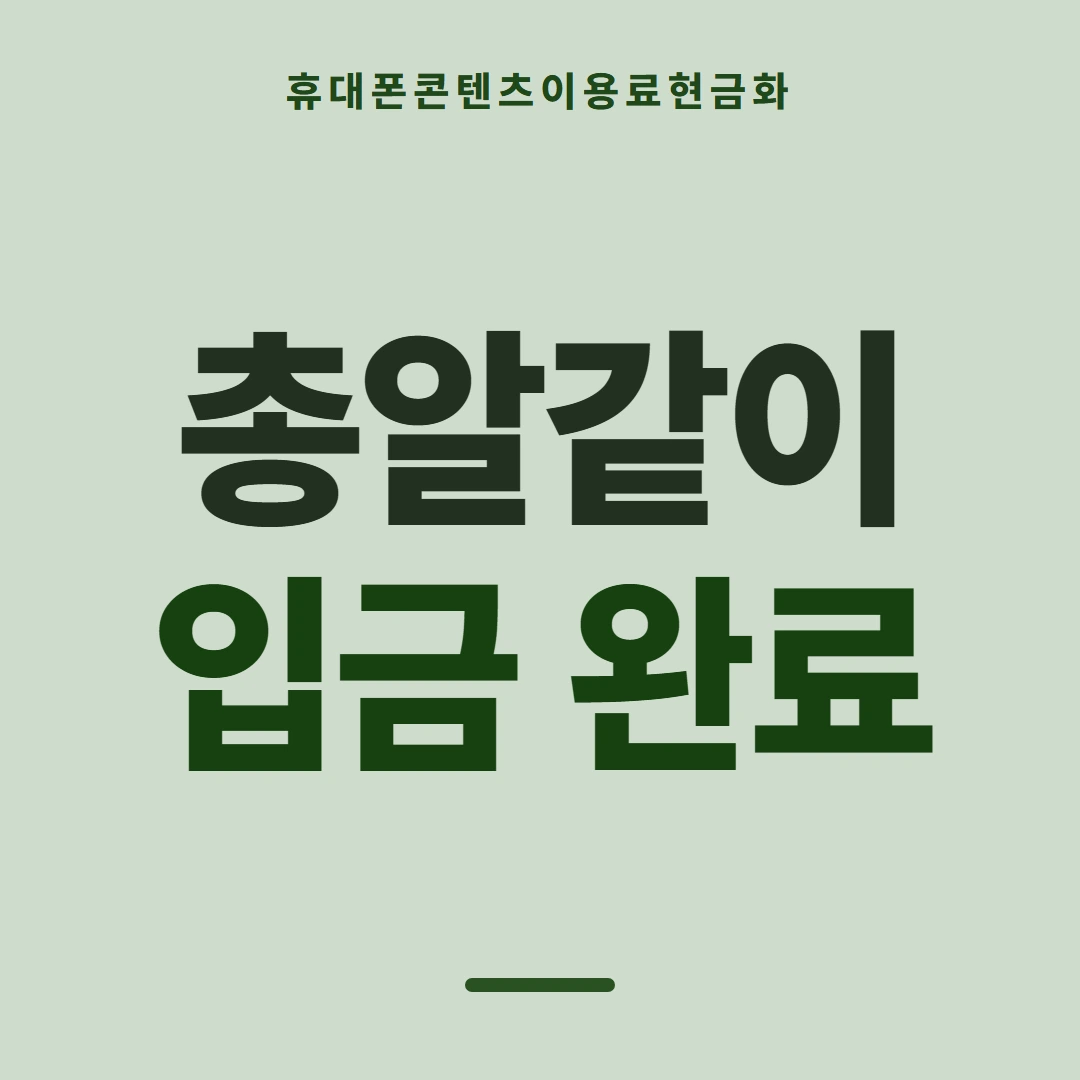품티켓 휴대폰 회선의 콘텐츠이용료현금화 수수료 산정 잣대 안내 이미지