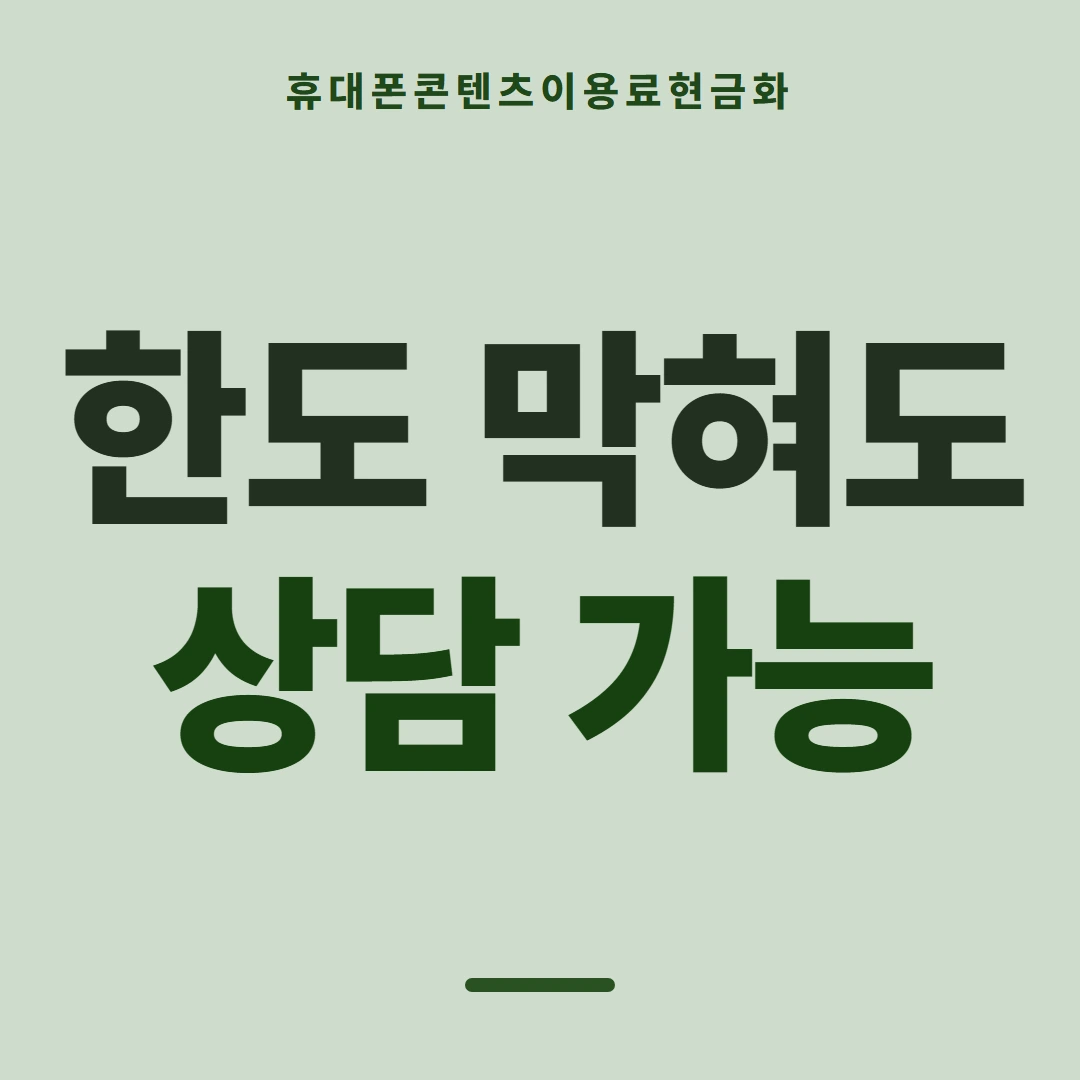 품티켓 휴대폰 회선의 콘텐츠이용료현금화 확인할 때의 잣대 안내 이미지